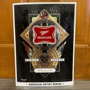 Miller High Life American Artist Series Poster